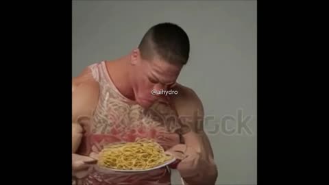 John Cena Eating Spaghetti