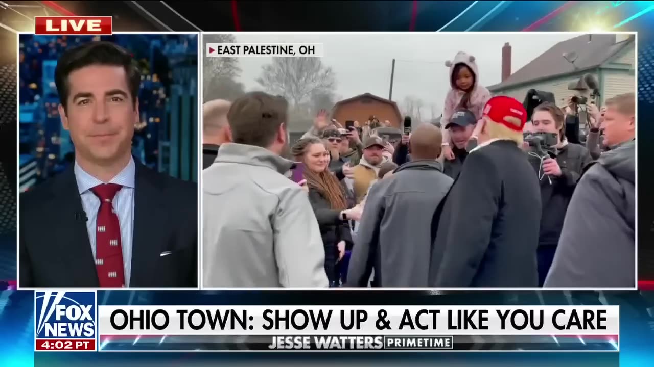 Jesse Watters- Mayor Pete is only going to East Palestine because he got shamed