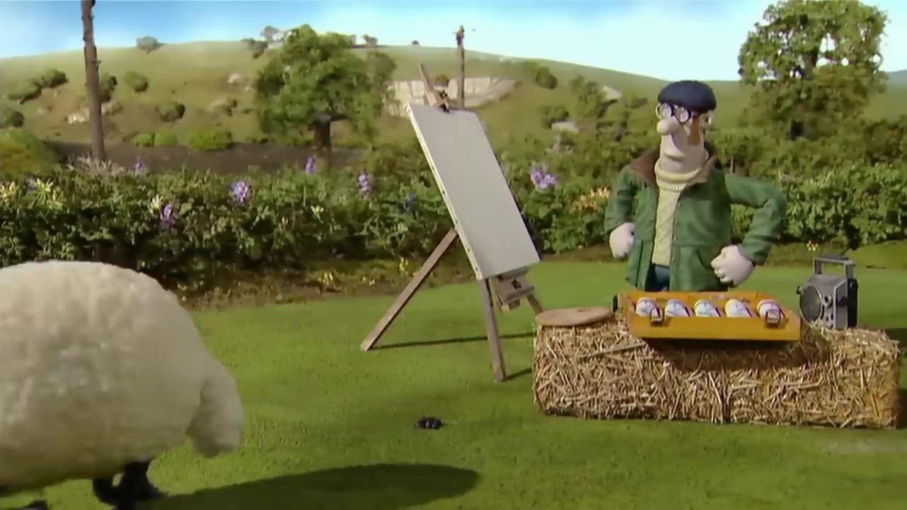 0:01 / 1:00:03 La Oveja Shaun 🐑 Ovejas de construcción 🐑 Dibujos animados para niños