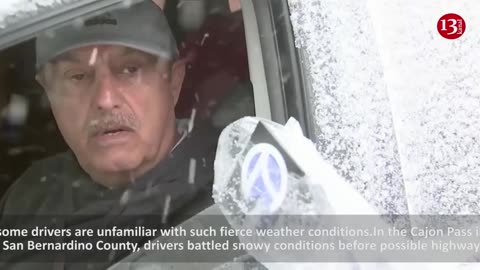 Snow, blizzards in California catch drivers off guard in whiteout roads