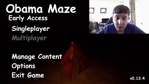 Playing Obama Maze!!! (SUPER SCARY!!!)