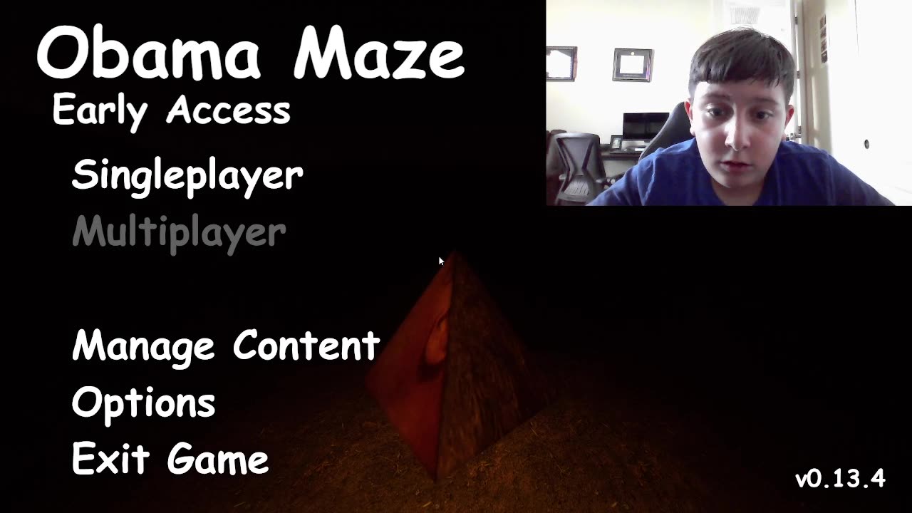 Playing Obama Maze!!! (SUPER SCARY!!!)