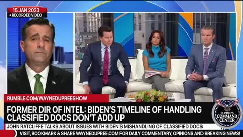 Timeline of Biden's Handling Of Classified Not Adding Up
