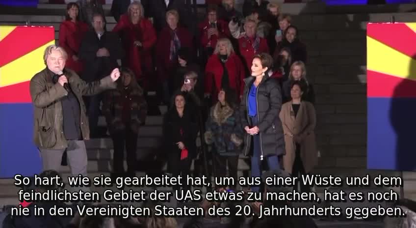 Steve Bannon gestern Abend in Prescott, Arizona: Es gibt keine Alternative zum Sieg.
