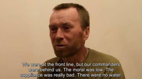 Ukrainian POW: people are forcibly mobilised in streets and sent to front line to the MEAT GRINDER