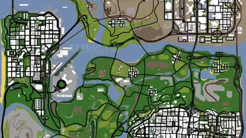 GTA Evolution of maps in GTA games