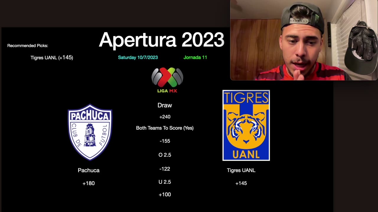 Liga MX Best Picks/Bets Pachuca VS Tigres 10/7/2023 Apertura J11 Saturday