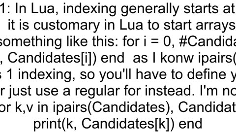 How to pass and iterate a list of objects from C to NLua