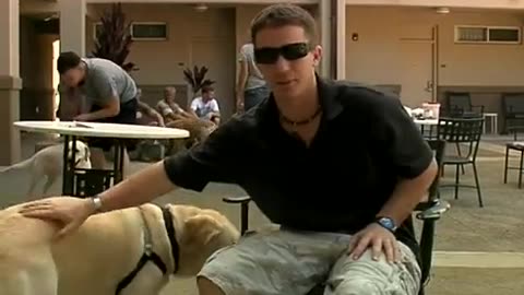 Mans best friend helps wounded warriors recover