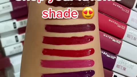 Long Lasting Liquid Lipstick All shade swatches. Shop your favorite shade at LA COSMETICS NEPAL