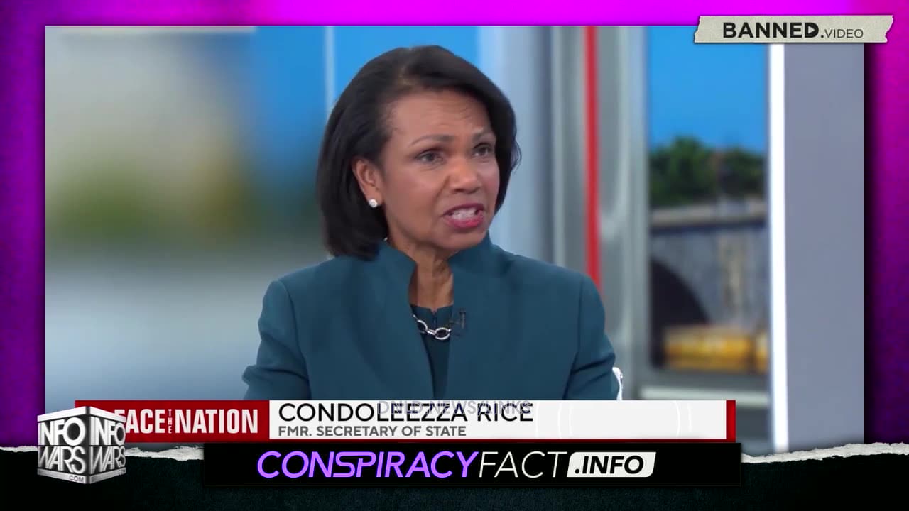 Alex Jones: Condoleezza Rice Wants US To Start WW3 Faster By Sending More Money & Weapons To Ukraine - 2/27/23