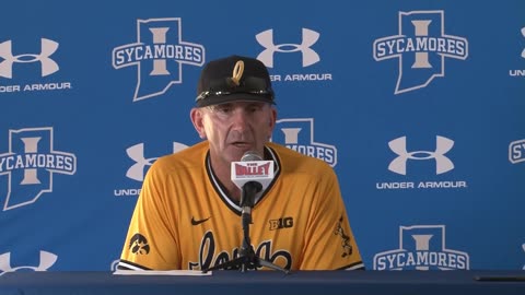 Iowa NCAA D1 Baseball Regional Game 5 Post Game Press Conference