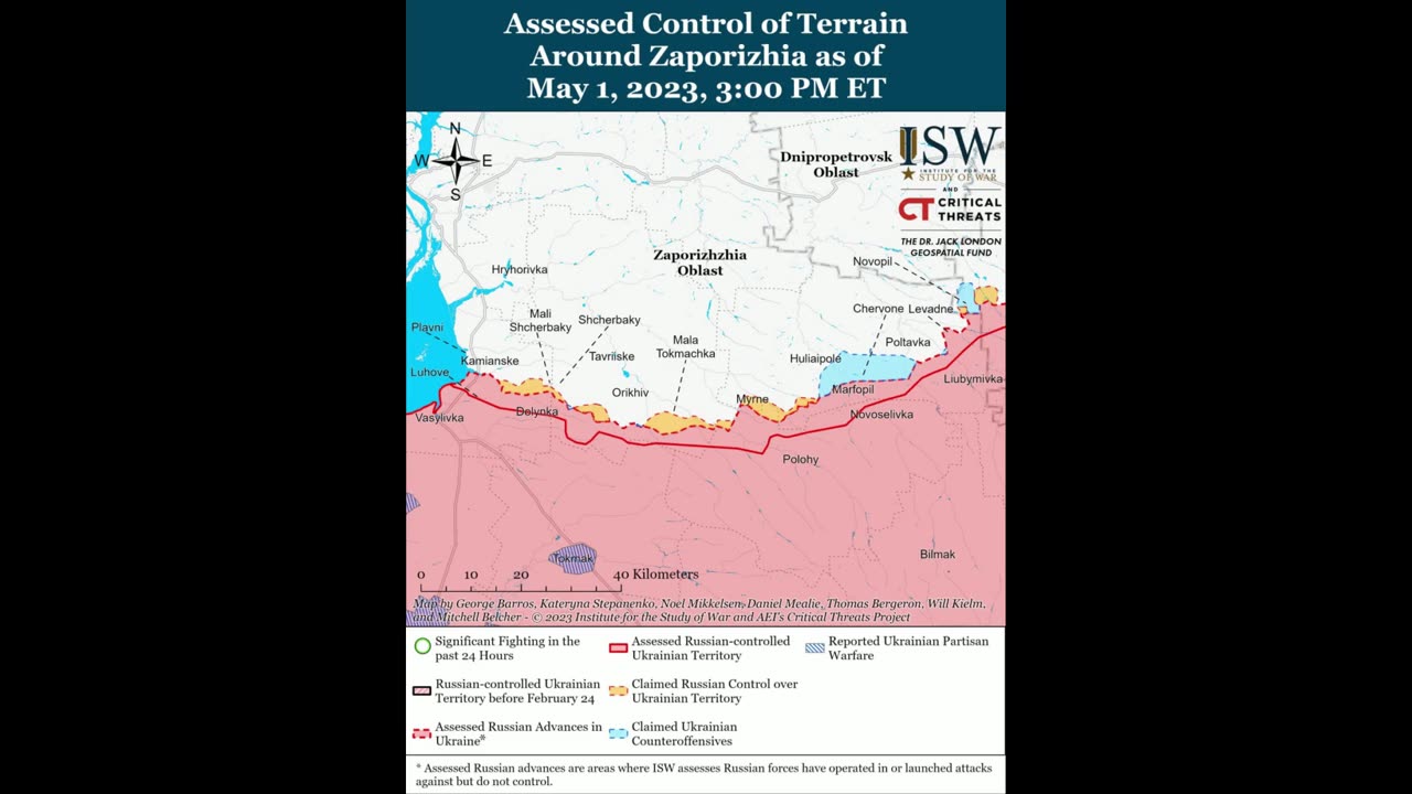 🇺🇸⚔️ Of ISW Troll Entity as of 15:00 ET on 1 May 2023 👻
