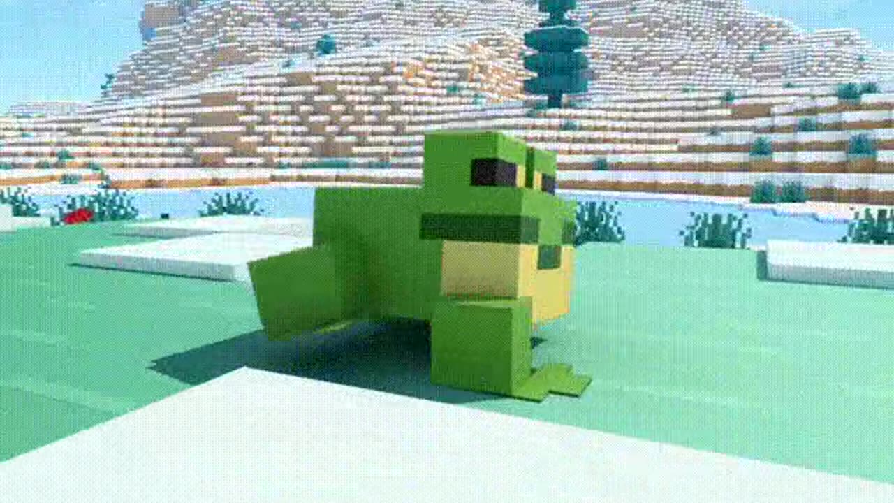 A Minecraft Frog