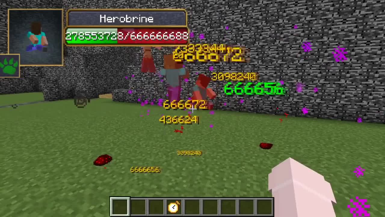 Herobrine vs Entity 303 all Сreepypasta mobs in minecraft part 99