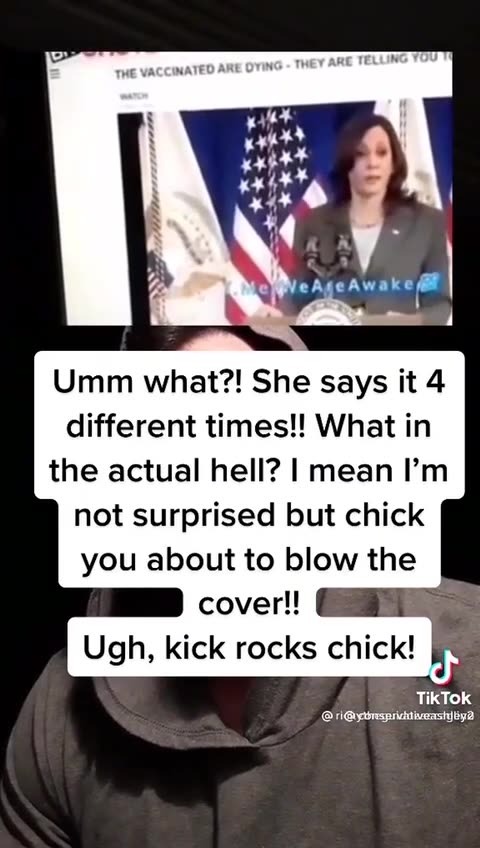 She says it 4 times!