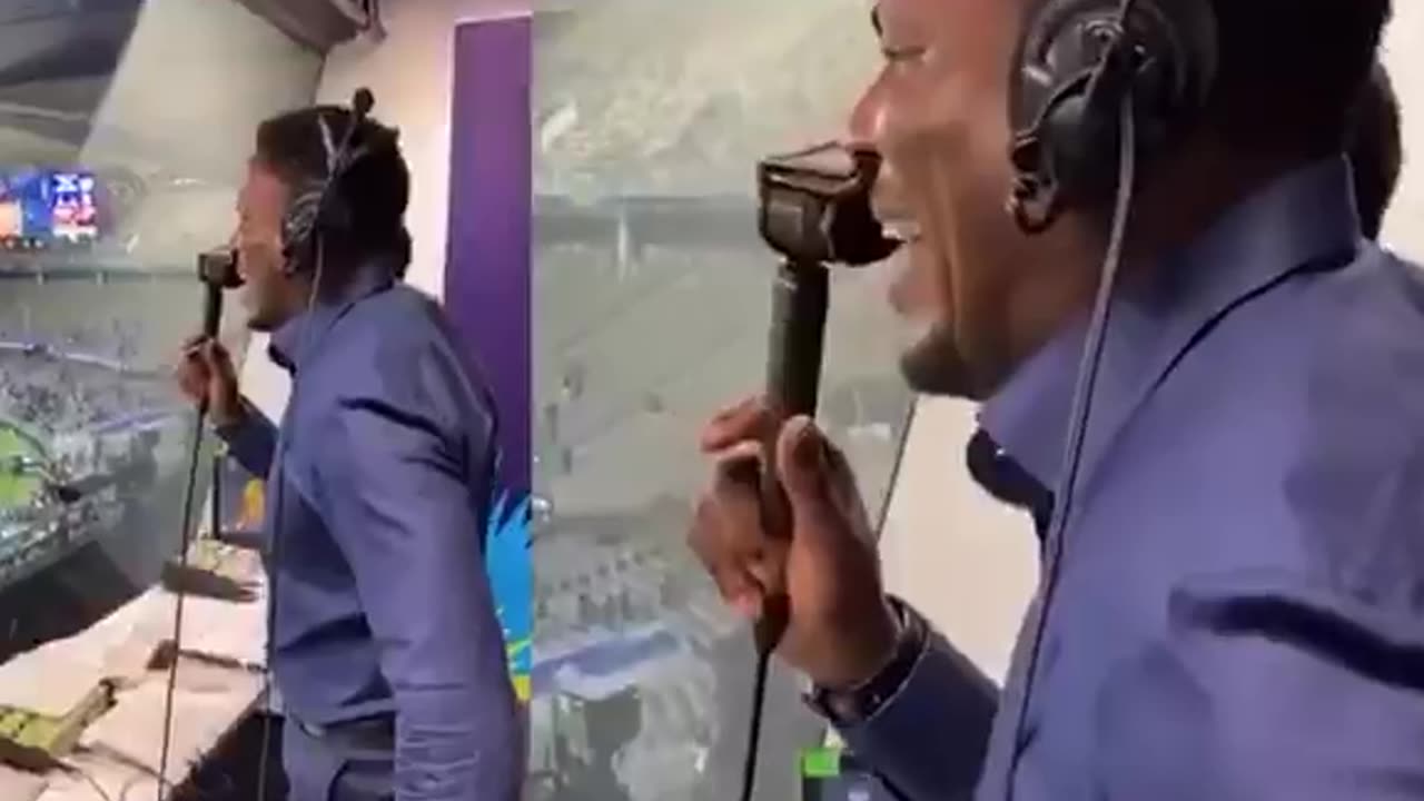 Epic Reaction of Cricket commentator