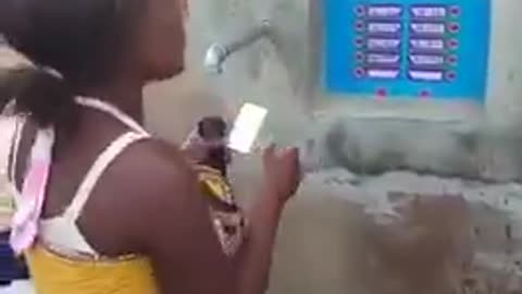 In Nigeria you can get drinking water with ID cards