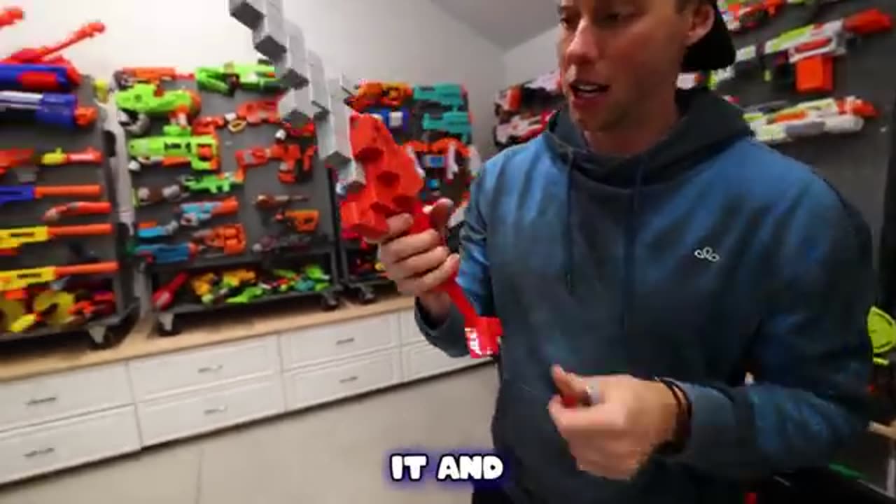 The Nerf Mrbeast Gel Fire Blaster