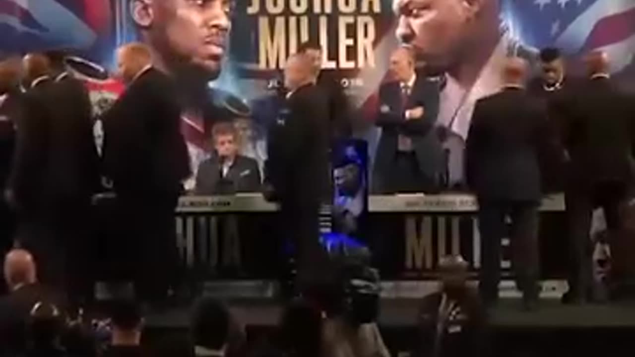 Joshua and Miller boxing show