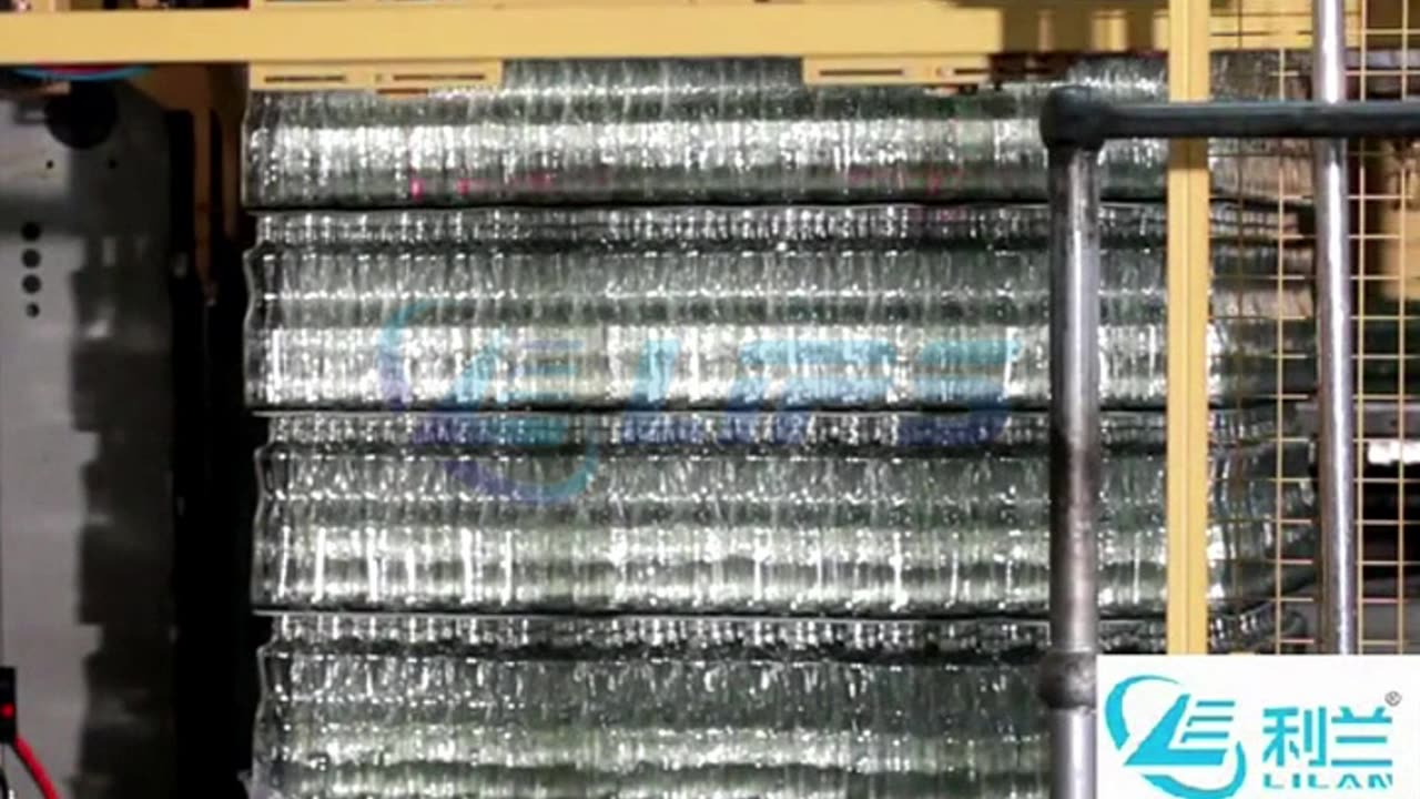 Full automatic low level depalletizer for bottles #palletizer#robot#foryou