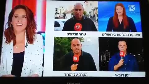 Israele, giornalista inviato crolla come un birillo in diretta, come mai? Nessuna correlazione