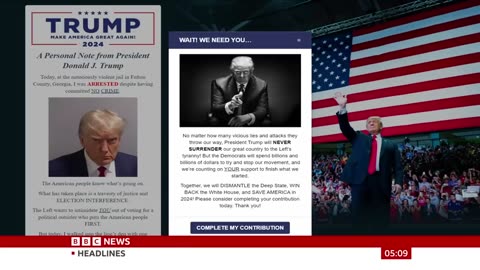 Donald trumpt mugshot #BBCNewsAlerts,#BBCCoverage,#BBCNewsHeadlines
