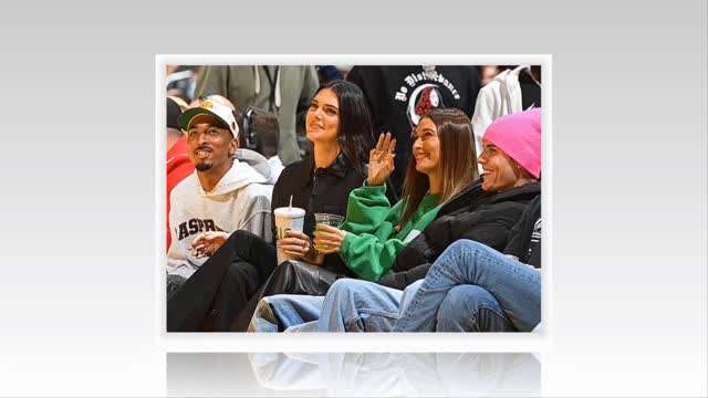 Justin Bieber And Hailey Baldwin Attend The Lakers Game With Good Pal Kendall Jenner #justinbieber