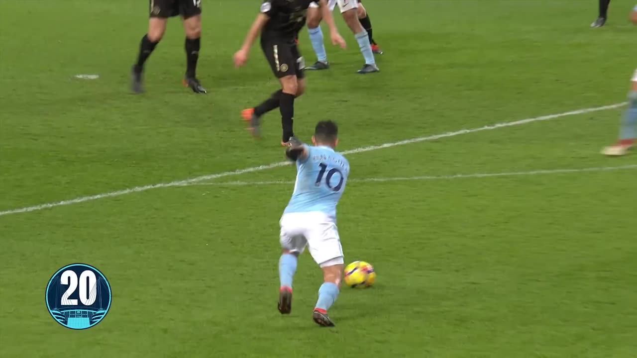 20 greatest goals at the Etihad Stadium Aguero Kompany Gundogan