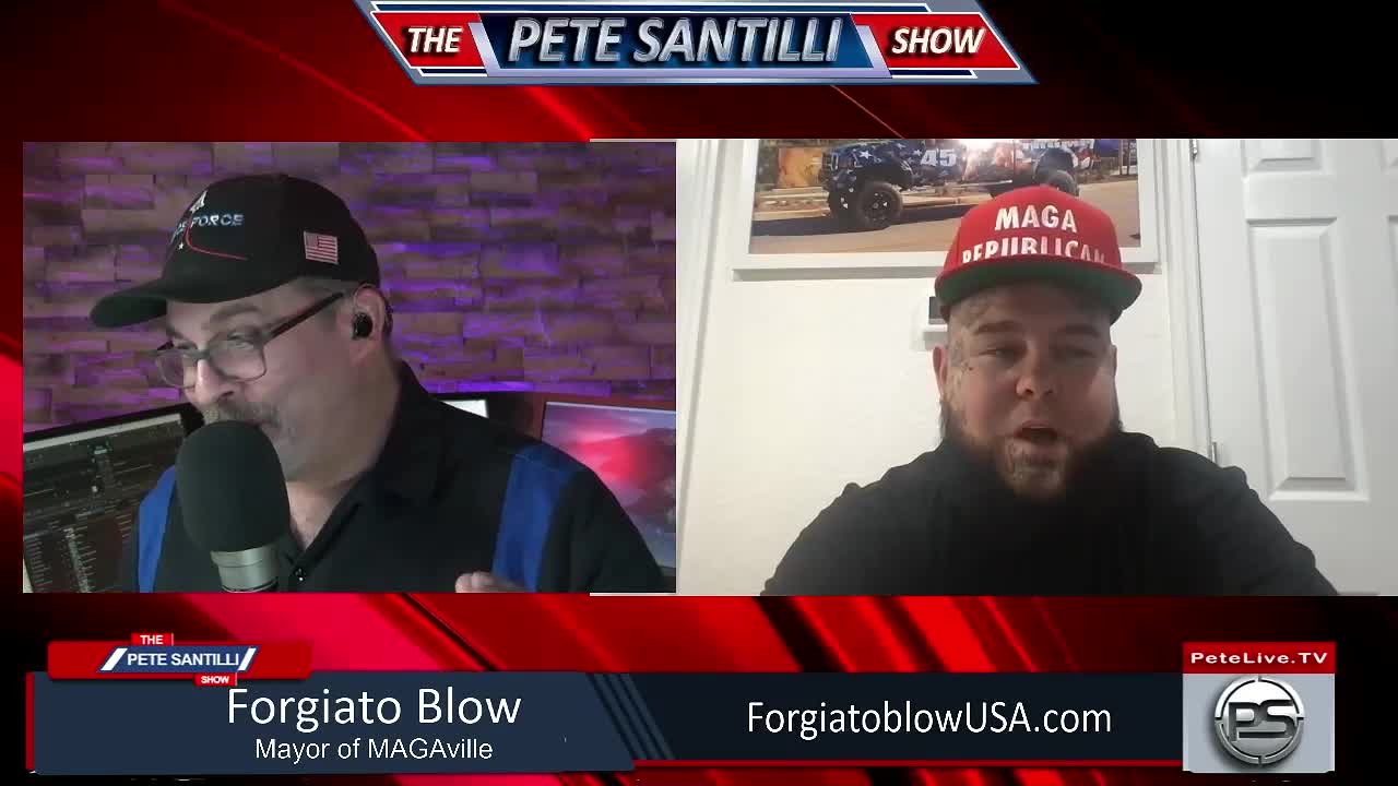 A MESSAGE FOR THE FBI & DOJ - FORGIATO BLOW LIVE WITH PETE SANTILLI