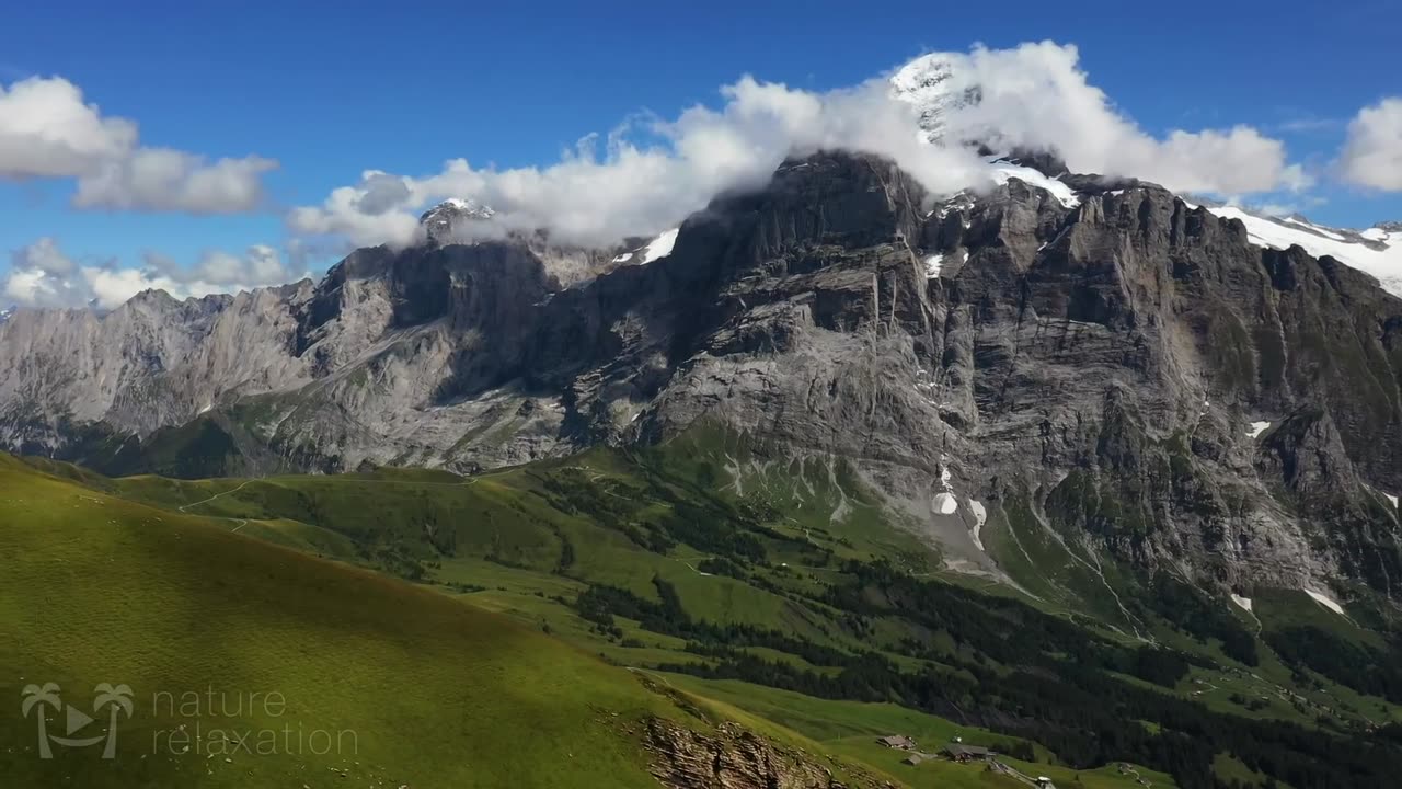 ALPS & DOLOMITES (Drone + Timelapse) Heavenly Nature Relaxation™ 5 Minute Short Film in 4K UHD