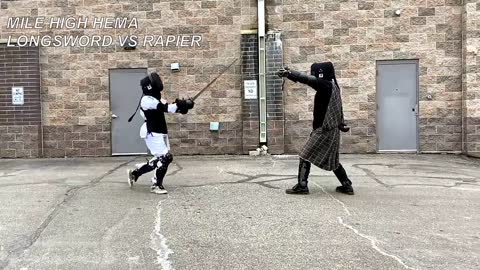 Steel Training - 13 - Longsword vs Basket Hilt Broadsword