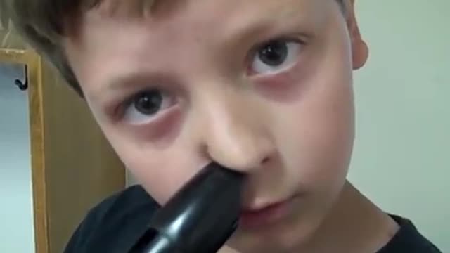 Kid Shows Off His Incredible Talent Beatboxing And Playing The Recorder With His Nose At The Same Time