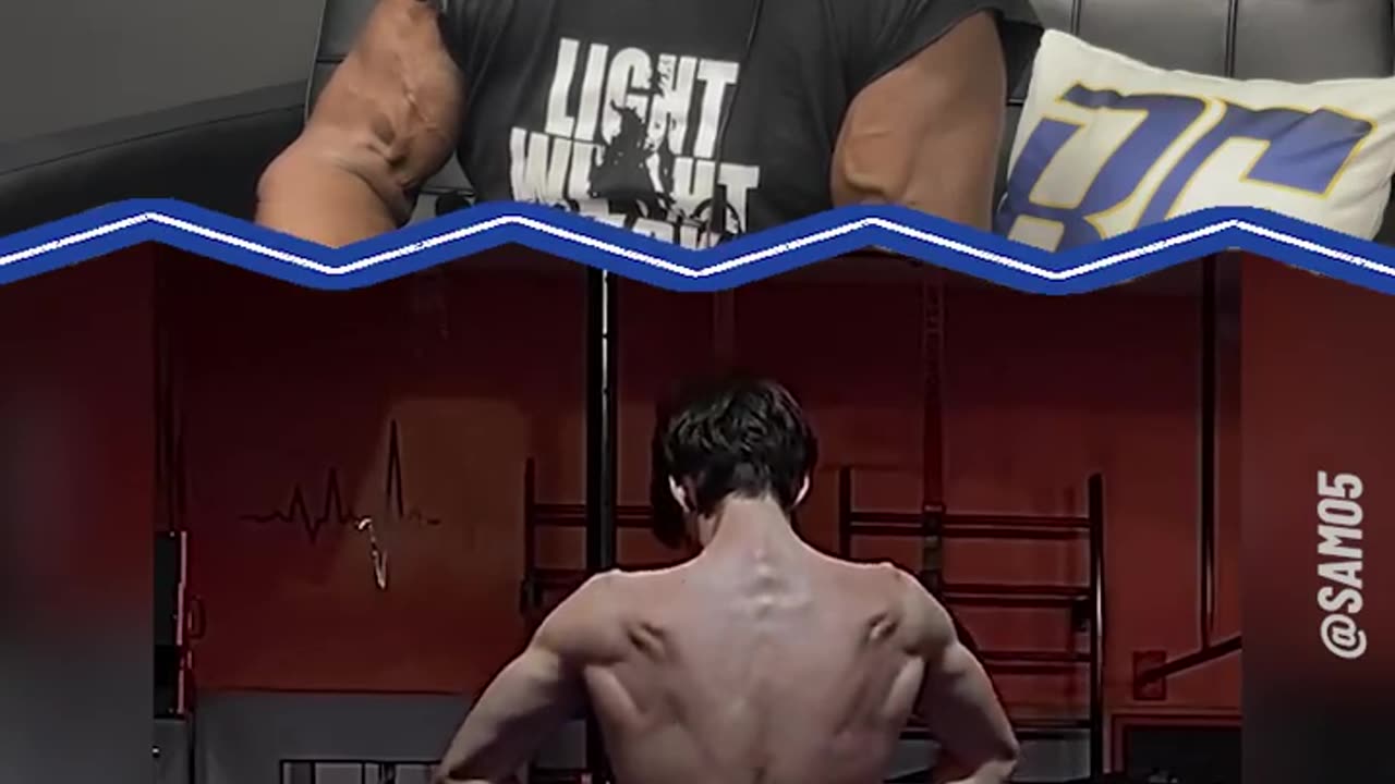 Skinny dude got motivation