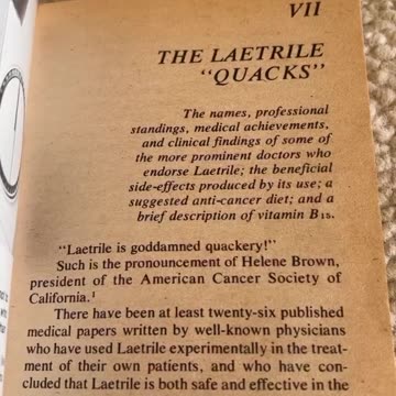 World Without Cancer: Story of B17