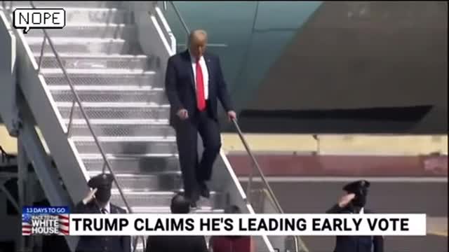 Trump “Emotionally Getting Out of his Plane