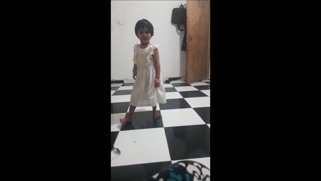 A beautiful dance performance by a baby