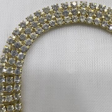 Swarovski Crystal Bracelet. Made with Swarovski Crystals. 18KGP. Party. Banquet