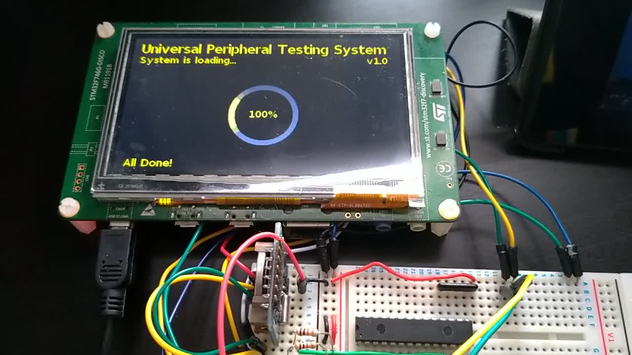 UPTS - Testing an HC-05 and HC-06 Bluetooth Radios (STM32F746)