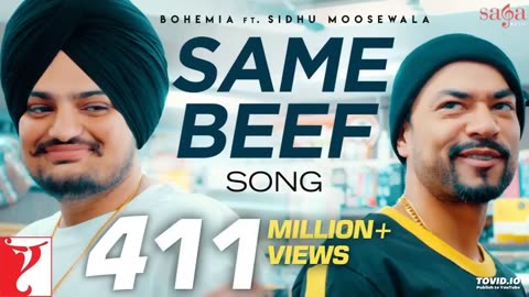 SAME BEEF Sidhu Mooosewala new Song with Rapstar BOHEMIA