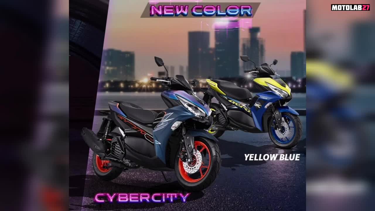 YAMAHA AEROX 2023 CYBER CITY | UPDATED MODEL!