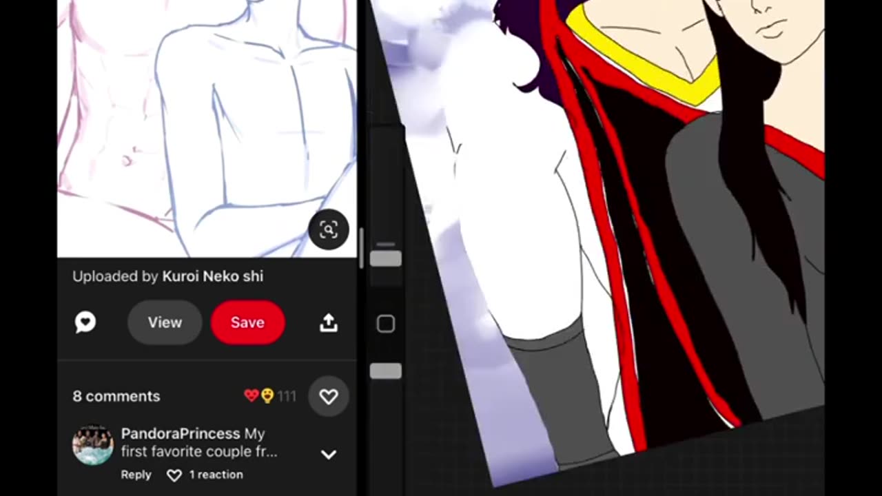 Speedpaint the vampire king and his queen