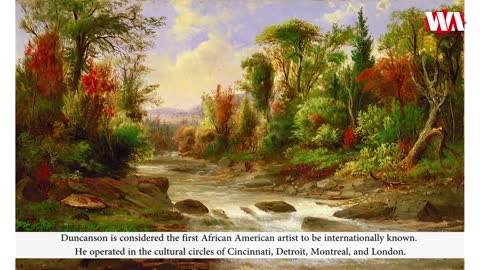 Artist Robert S Duncanson (1821 - 1872) American Landscapist of European & African Ancestry WAA