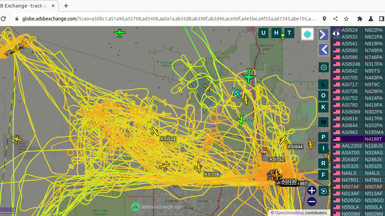 Skywest N822PA gang banging Morristown AZ