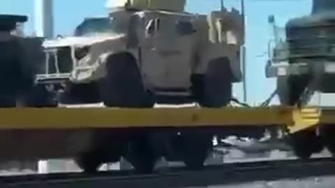 Give me your idea of WHY this military equipment is headed to California...