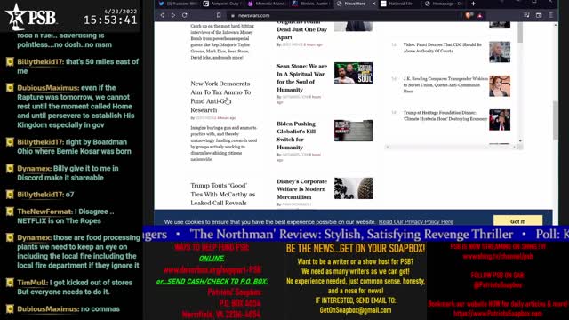 2022-04-23 15:00 EDT - Modern Day America: with LC Mac & Snover