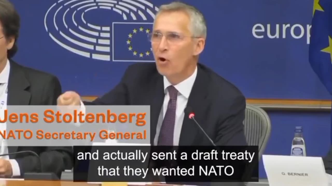 Jens Stoltenberg acknowledged that NATO could have prevented the war by signing a mutual respect