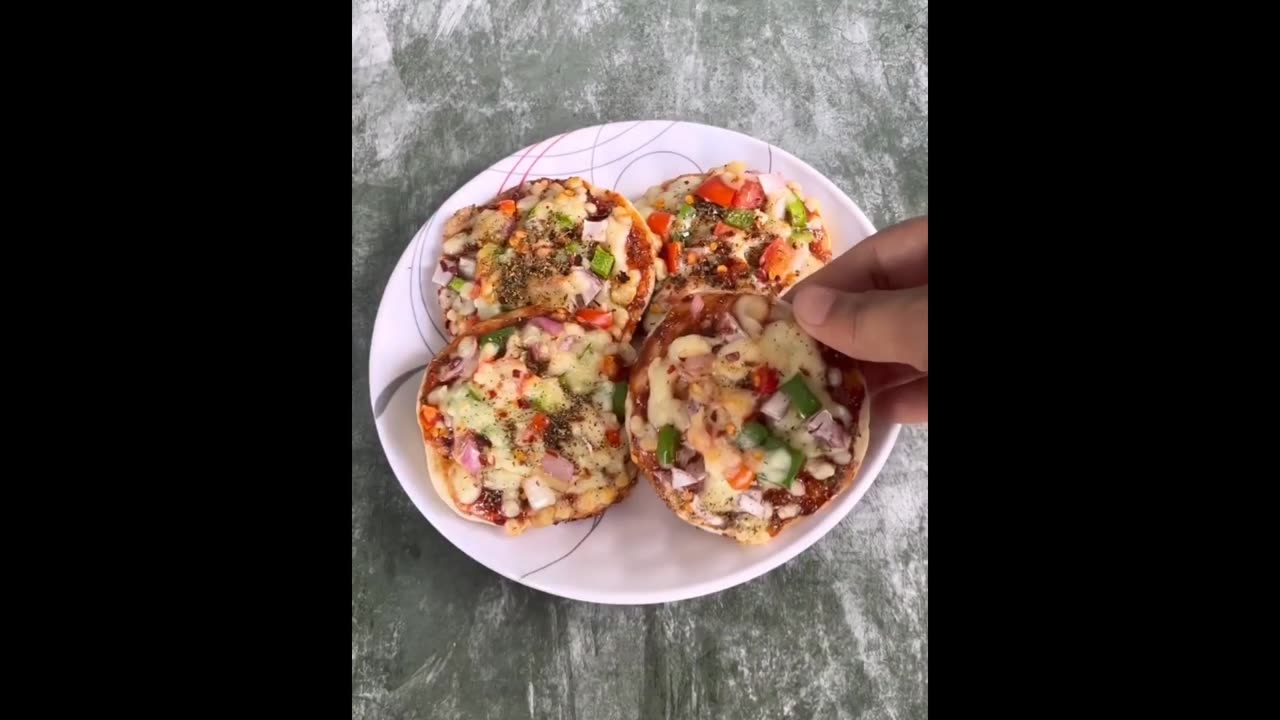 Mini pizza recipe 🍕🍕