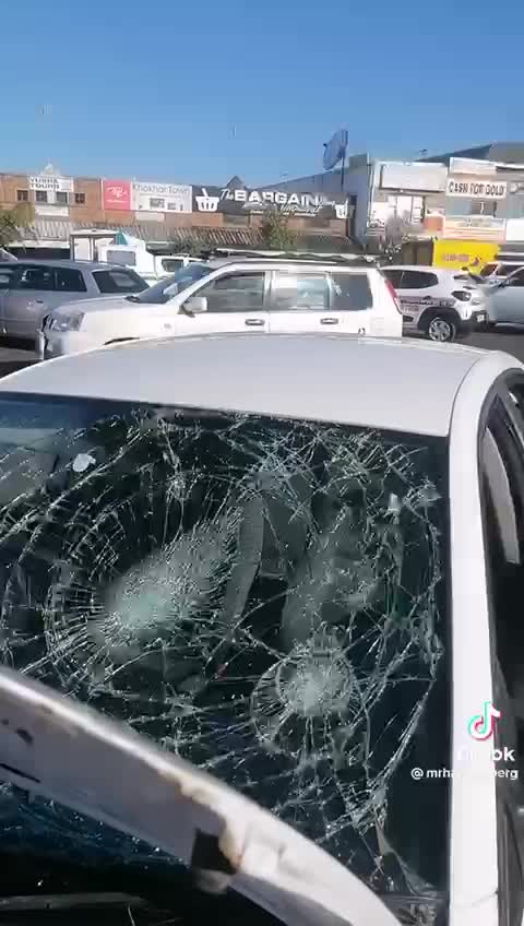 Smash attack: Skelms damage robbery victim’s car after ambush