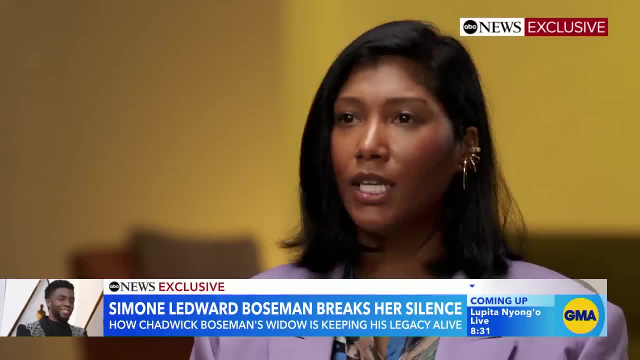 Chadwick Boseman’s widow breaks her silence in exclusive 1st interview l GMA